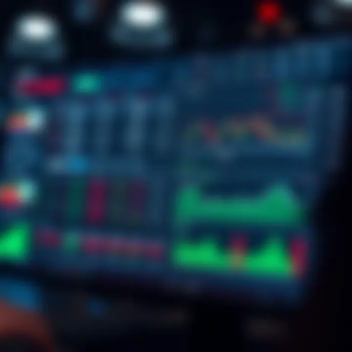 Interface showing algorithm settings and performance metrics of an automated trading bot