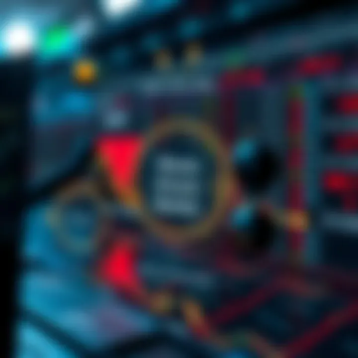 Diagram illustrating the interaction between automated trading software and binary options market