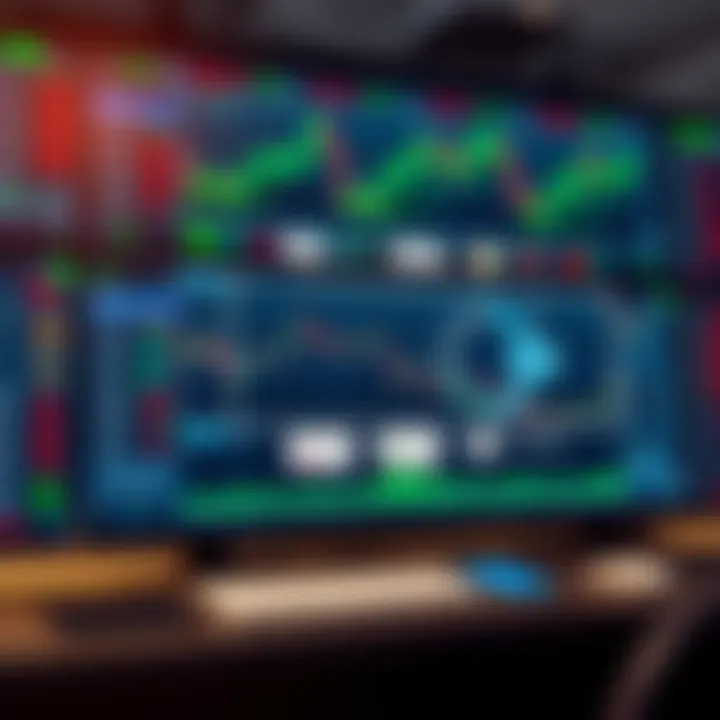 Diagram showing the flow of data between forex trading bot and currency market charts