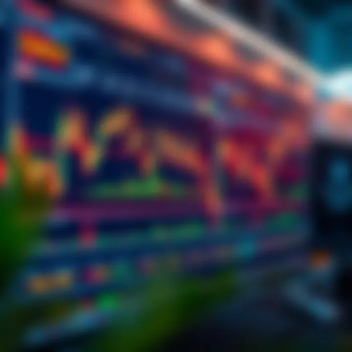 User interface of a modern forex trading platform with charts and real-time data