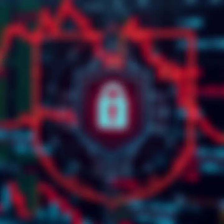 Secure digital shield symbolizing protection in forex trading environments