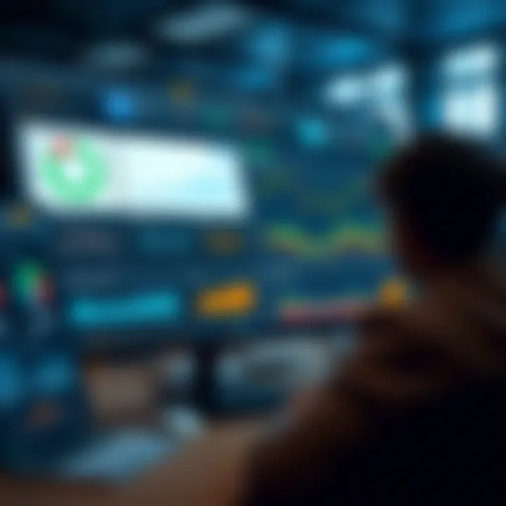 Dashboard showing tools and techniques used for monitoring credit risk effectively