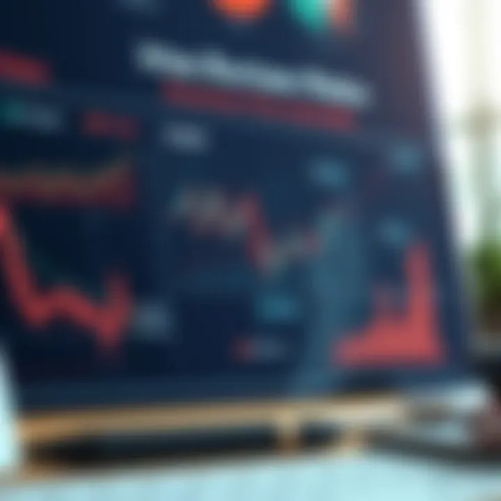 Diagram illustrating the identification and assessment of various business risks using charts and data analysis tools