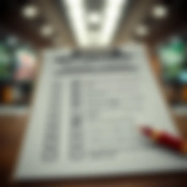 Checklist highlighting important factors for selecting a trustworthy forex broker in Kenya