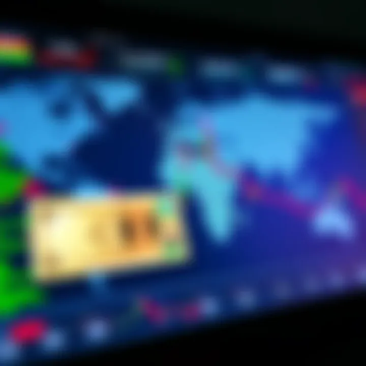 Chart displaying forex currency pairs with Kenyan shilling and global currencies