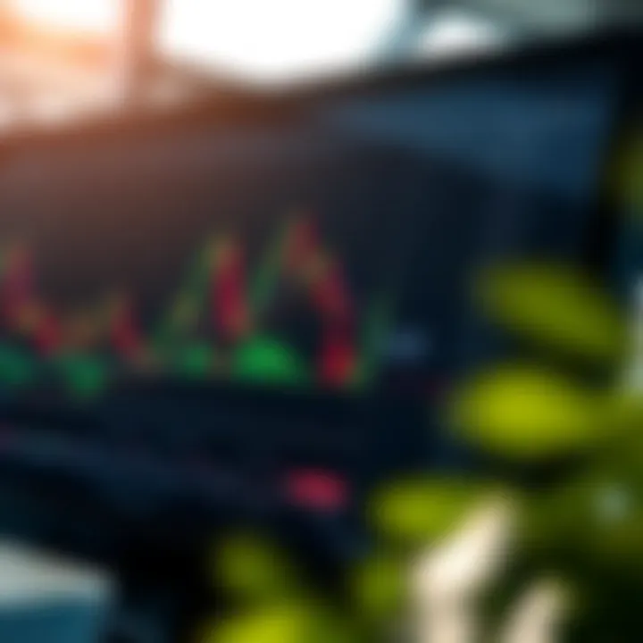 Visual representation of interpreting bullish and bearish chart patterns with trend lines and breakout points