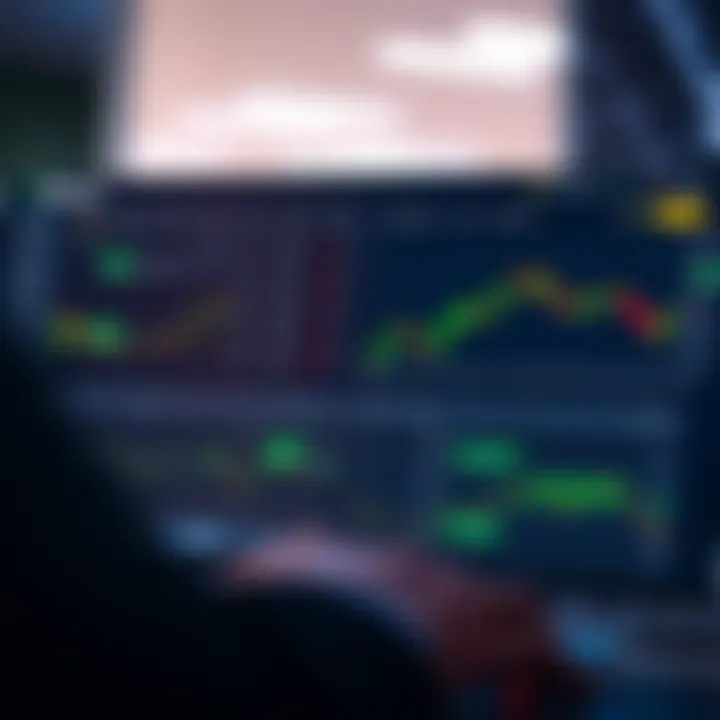 Dashboard of a live binary trading account showing active trades and security notifications