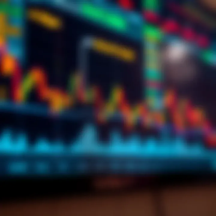 Forex trading chart showing currency pair fluctuations with an emphasis on Kenyan Shilling trends