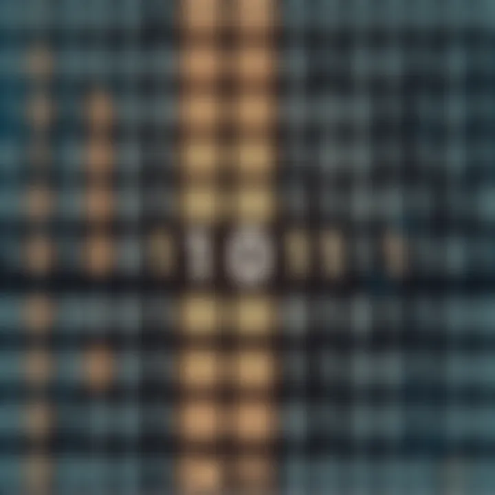 Diagram illustrating the binary number system with digits zero and one arranged in columns