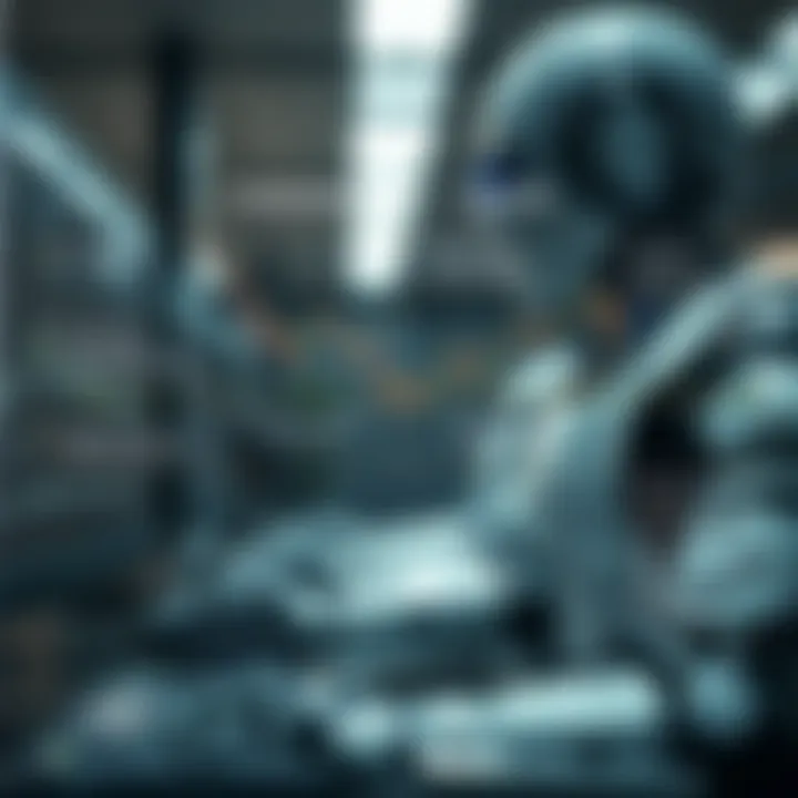 Diagram illustrating the functioning of a binary trading bot in automated market analysis