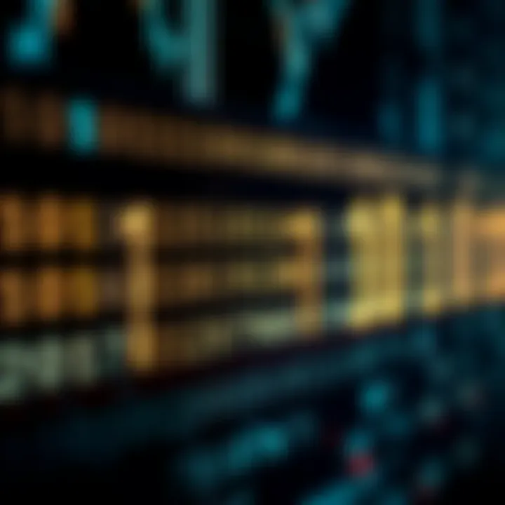Diagram showing binary digits as sequences of zeros and ones representing data in computing