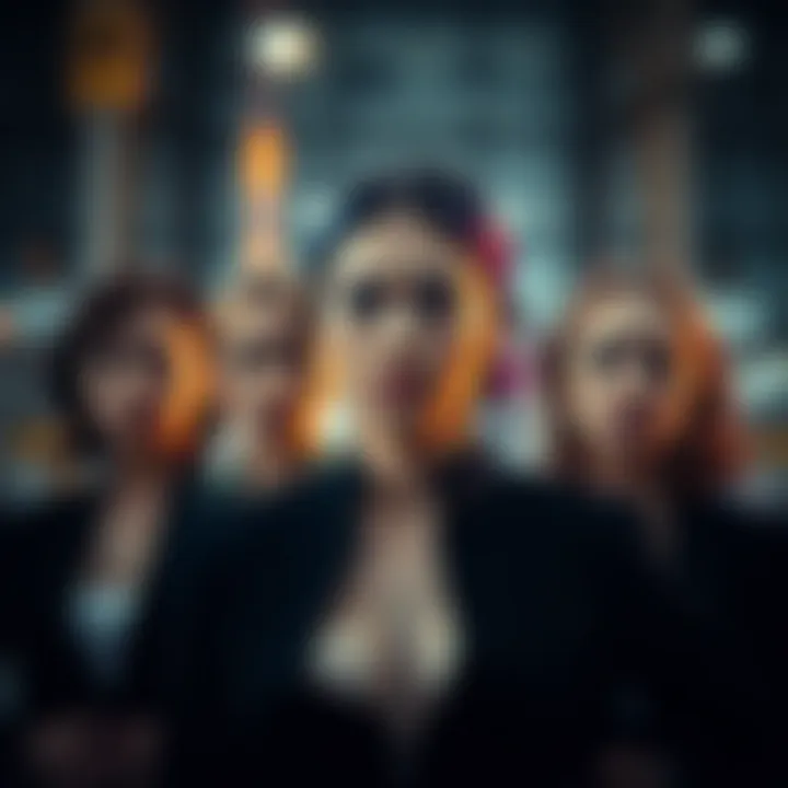 Abstract depiction of diverse gender identities beyond binary classification