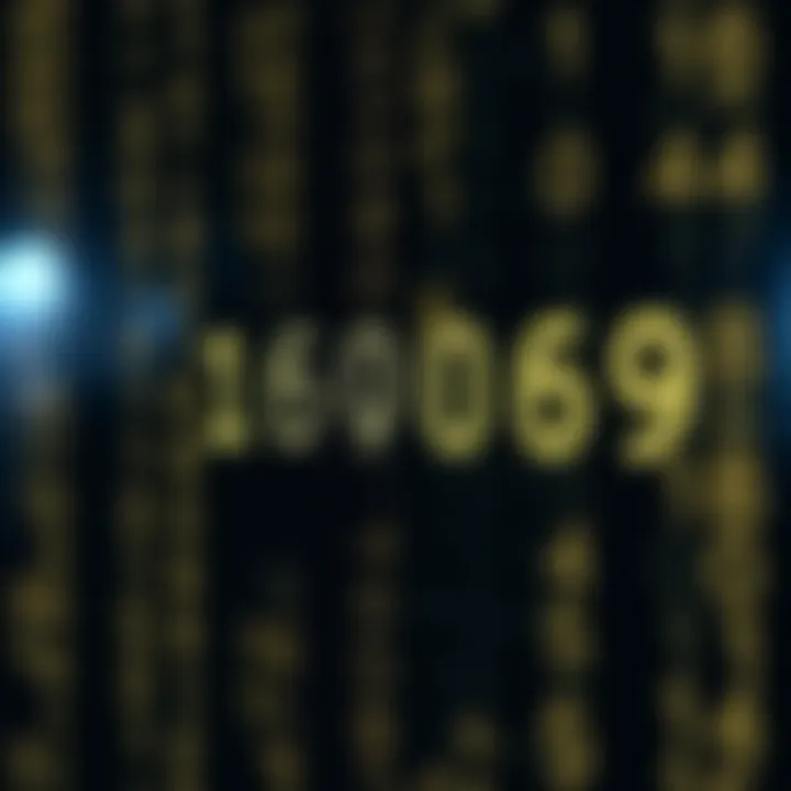 Diagram illustrating the place value of each digit in a binary number system