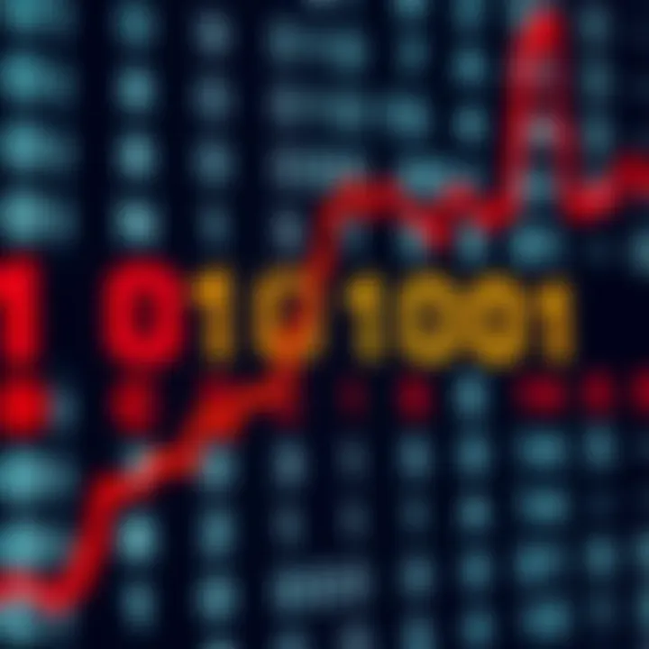 Chart illustrating the relationship between binary digits and corresponding text characters