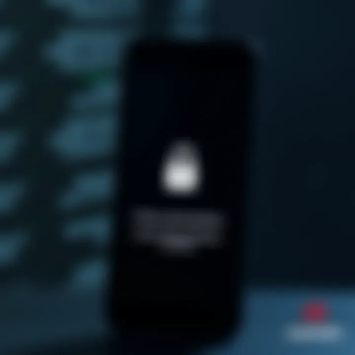 Android device displaying a security lock screen indicating Factory Reset Protection is active