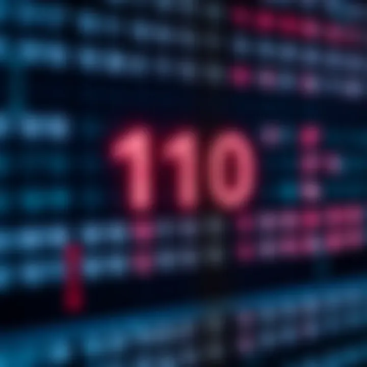 Diagram illustrating decimal to binary number conversion with place values and binary digits