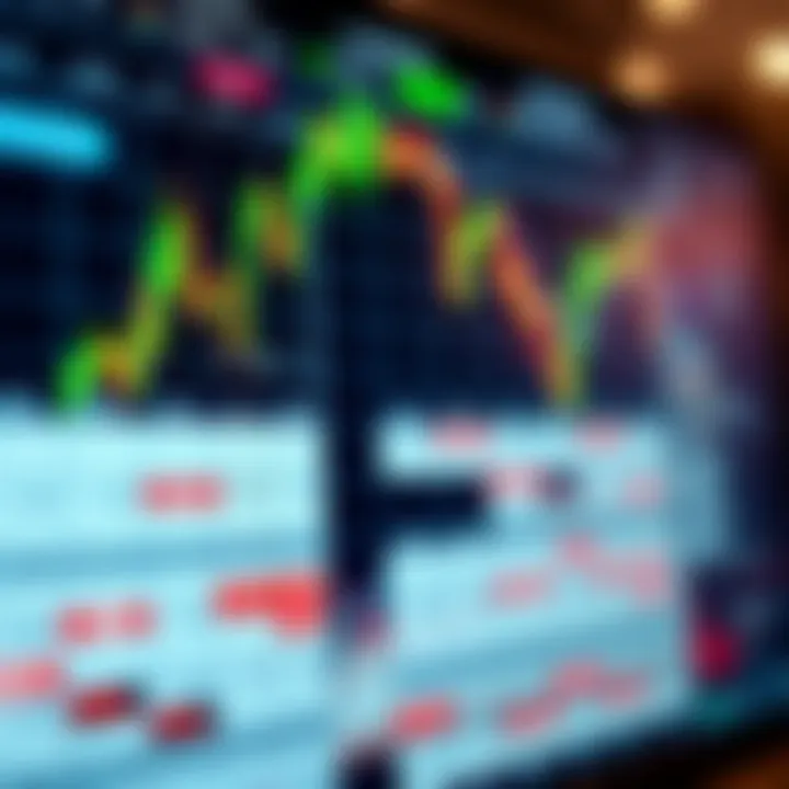 Forex trading platform displaying an economic calendar with upcoming financial events and data releases