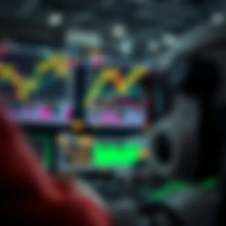 Dashboard showing automated forex trading bot analyzing currency charts with technical indicators