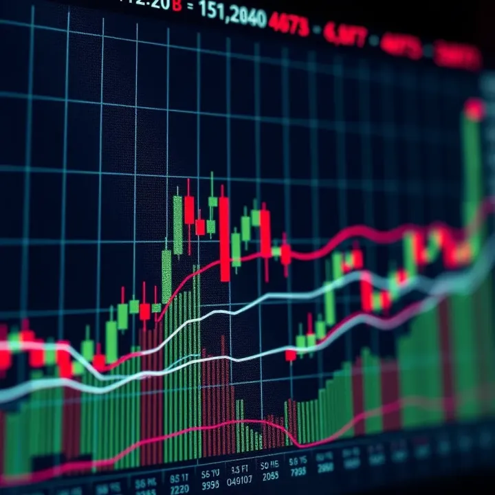 Graph illustrating common price patterns at resistance and support points in forex trading