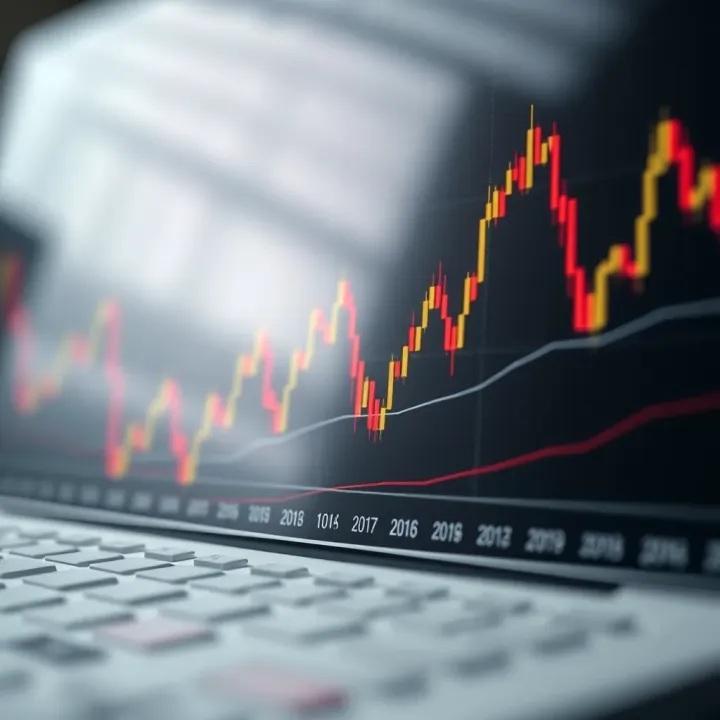 Graph showing risk management strategies in forex trading