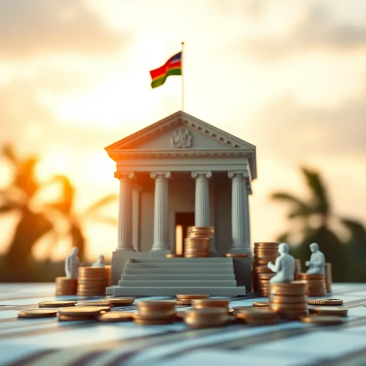 Visual representation of regulatory framework and best practices ensuring financial stability in banks