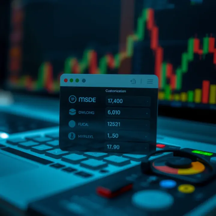 Visual representation of customization options available in Binary Bot XML for automated trading bots