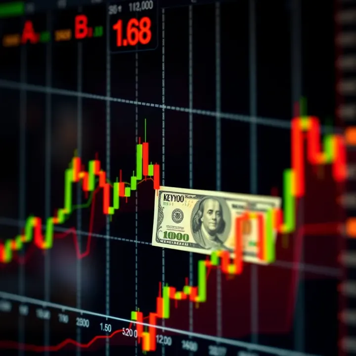Currency Trends in the Kenyan Forex Market Graph showing currency trends in the forex market with Kenyan Shilling highlighted