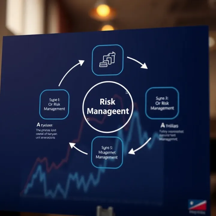 Diagram illustrating key stages of risk management cycle tailored for Kenyan businesses
