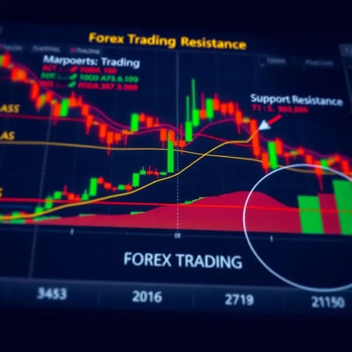 Diagram illustrating practical forex trading strategies using support and resistance zones