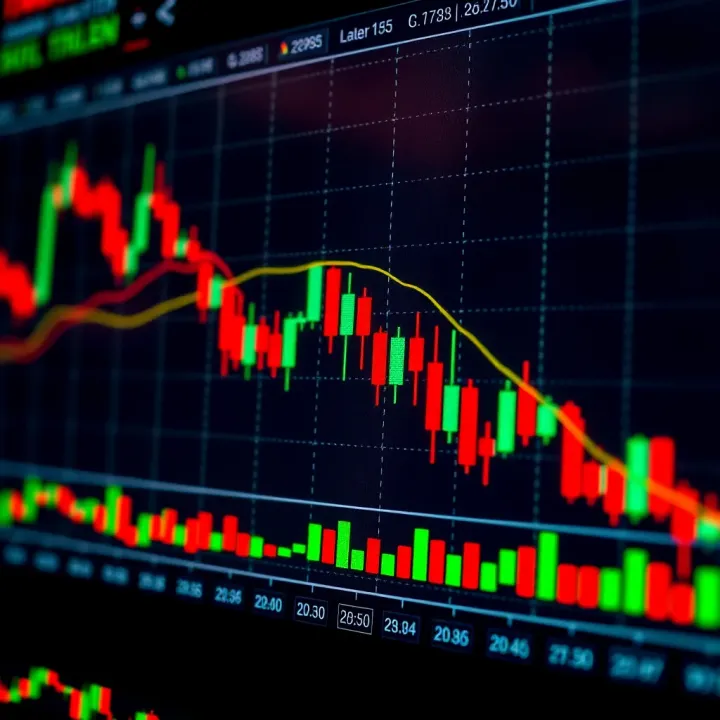 Chart showing various candlestick trading patterns for financial market analysis