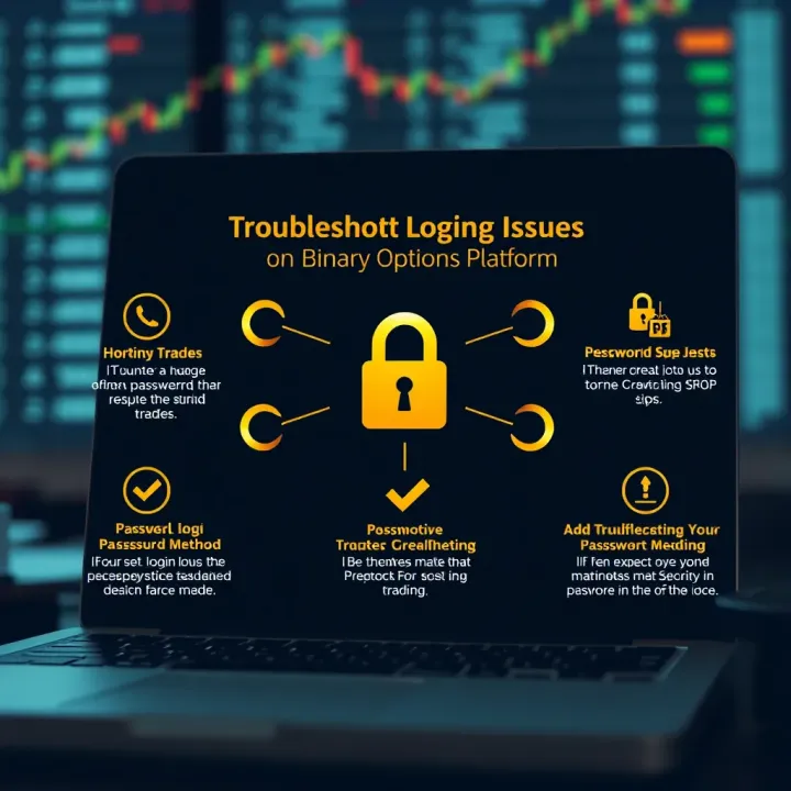 Visual guide showing common login troubleshooting methods including password reset and security checks