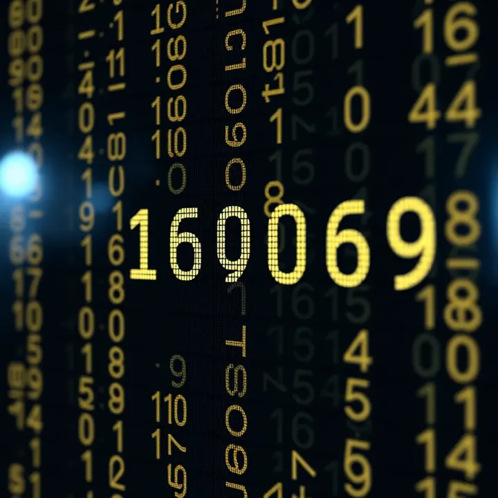 Diagram illustrating the place value of each digit in a binary number system