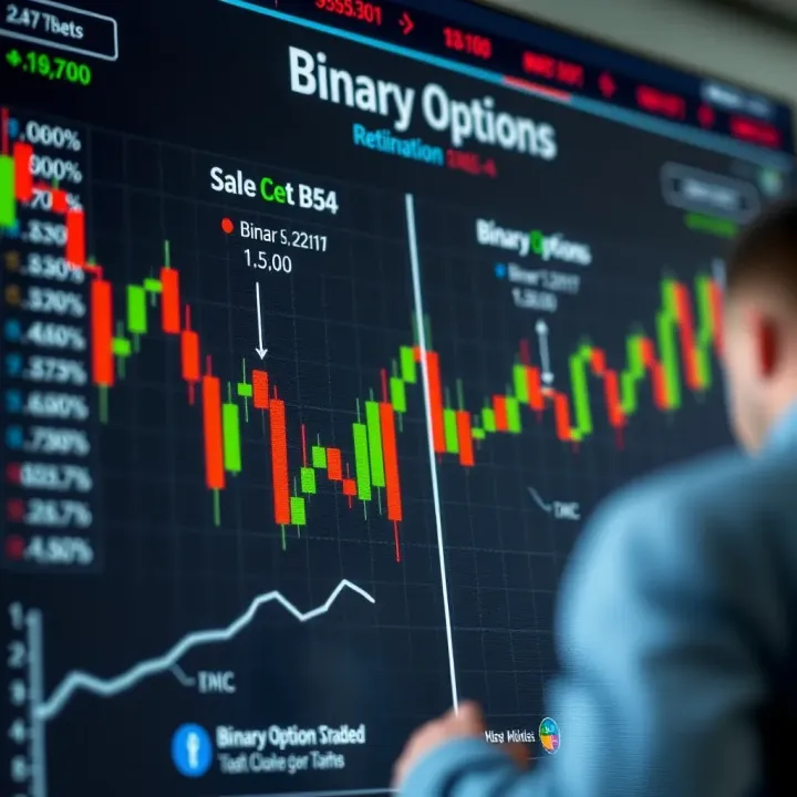 Comparison chart illustrating forex trading and binary options characteristics