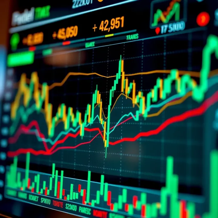 Chart showing fluctuating forex market liquidity and volatility throughout different trading sessions