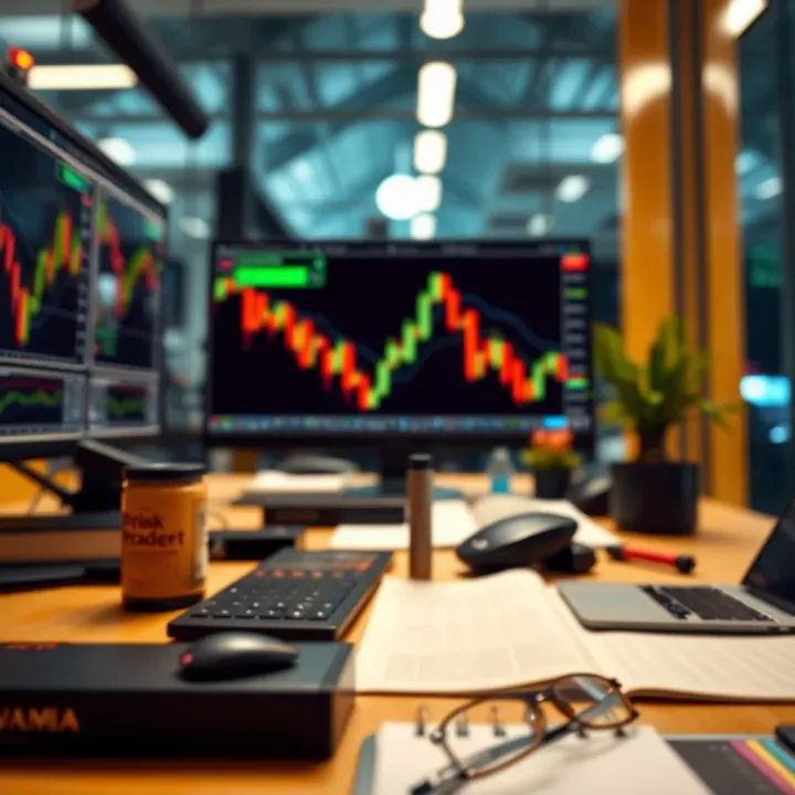 Illustration of risk management tools and strategies for forex trading success