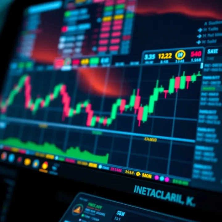 Conceptual representation of forex signal alerts and decision-making for traders