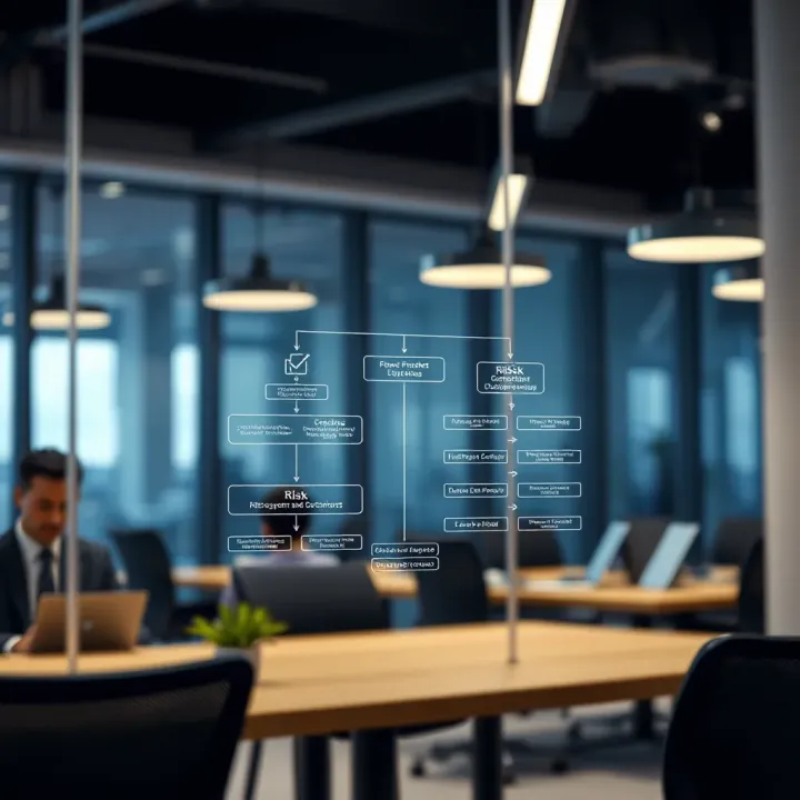 Flowchart Depicting Risk Assessment and Control Strategies Flowchart illustrating risk assessment and control strategies in a corporate setting