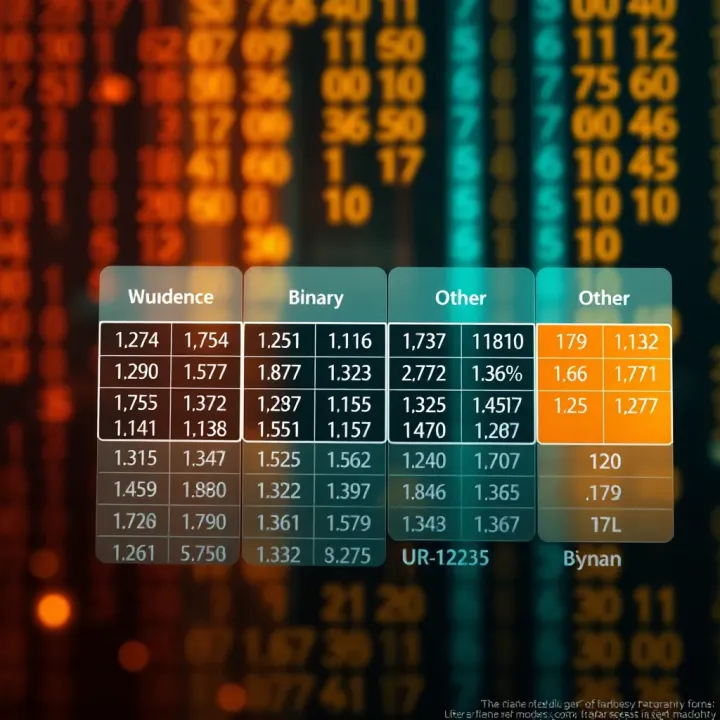 Comparison chart highlighting differences between binary and other numeral bases