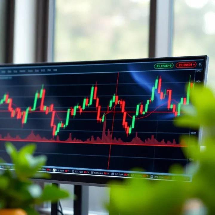 Technical analysis graph showing breakout and reversal patterns for strategic market decision-making
